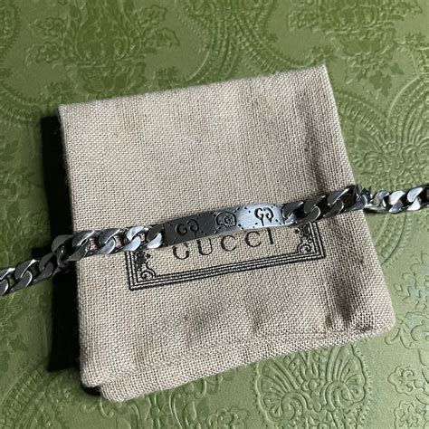 gucci ghost chain bracelet